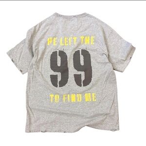 He Left the 99 Oversized Christian Tee: Faith Based Streetwear